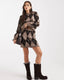 Argyle Knit Sweater & Skirt Set