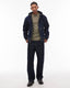 Denim Zip-Up Hoodi